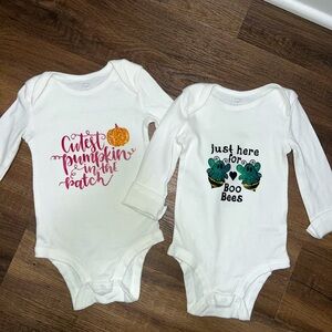 NWOT Koala Baby Essentials Halloween/Fall Theme Onesies